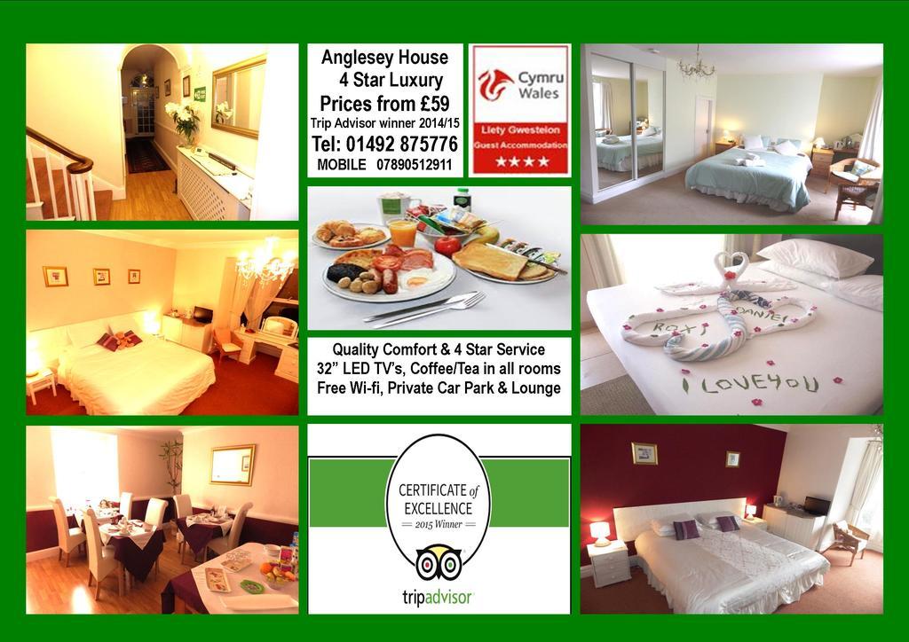 Bed and Breakfast Anglesey House Llandudno Exterior foto